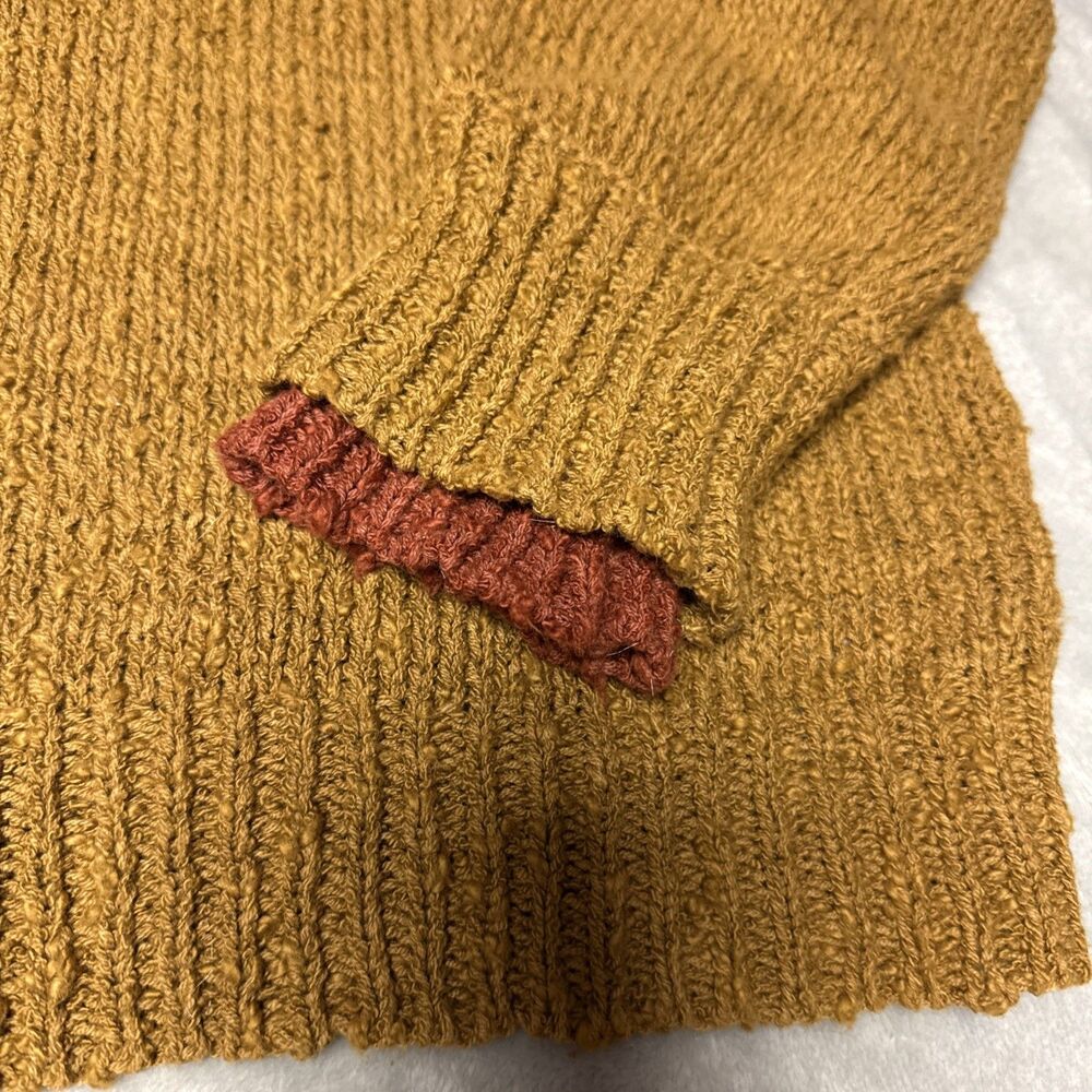 Urban Outfitters BDG Tan Oversized Bowling League Champion Sweater Women Medium - Picture 2 of 6